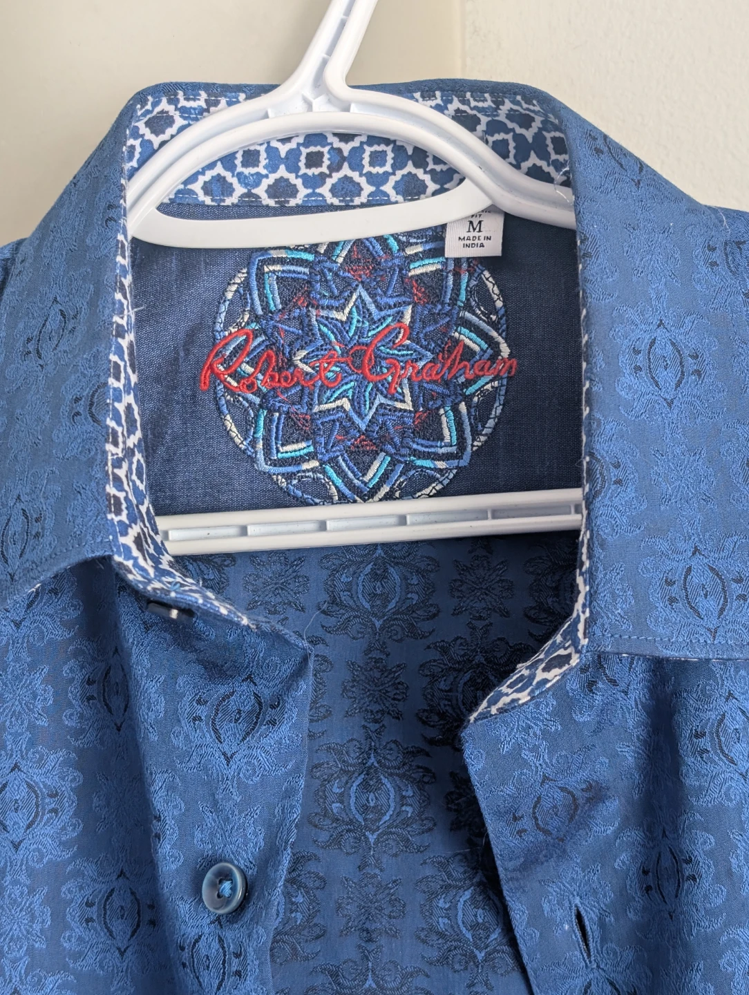 Robert Graham Blue Patterned Button-Up Shirt - photo 3