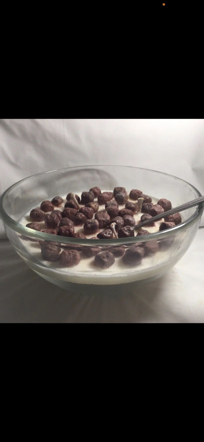 Cocoa Puffs Cereal Bowl Candle