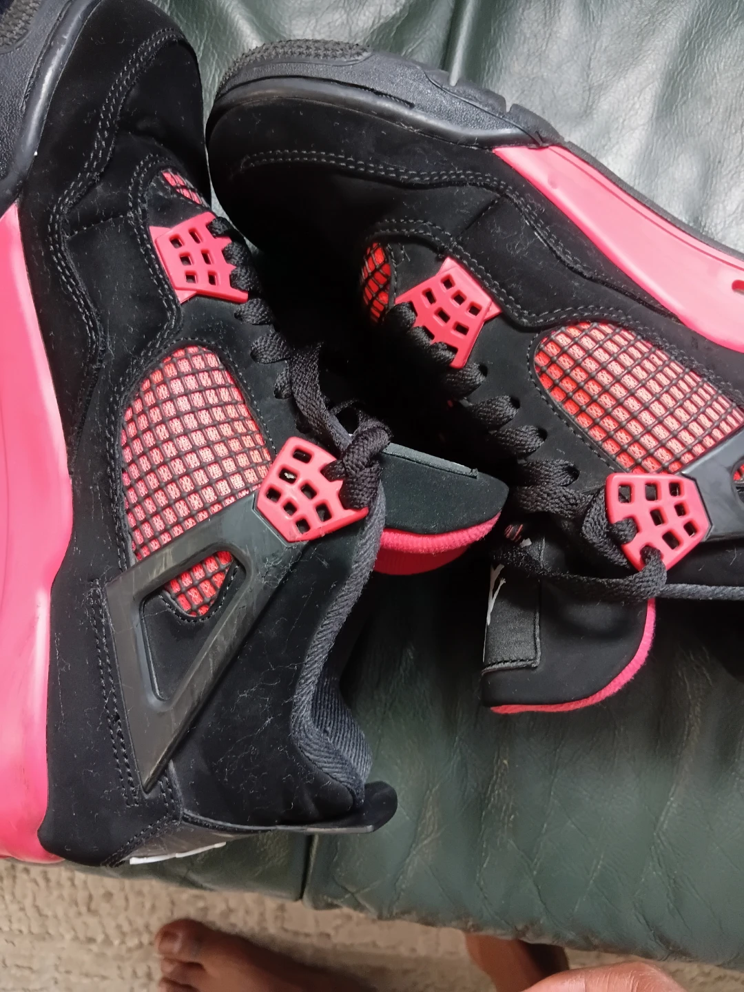 Air Jordan 4 "Hot Punch" Sneakers - photo 2