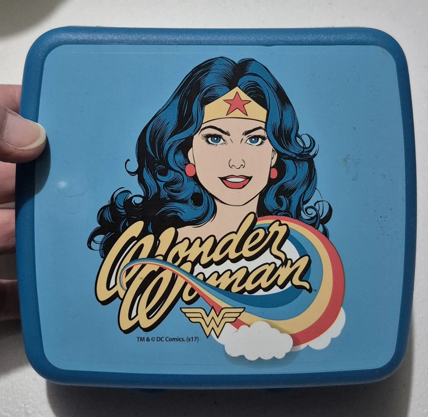 Tupperware Wonder Woman Snack Container