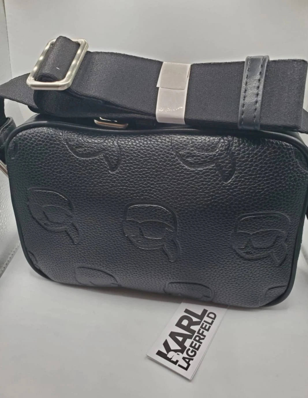 Karl Lagerfeld Black Monogram Camera Bag - photo 2