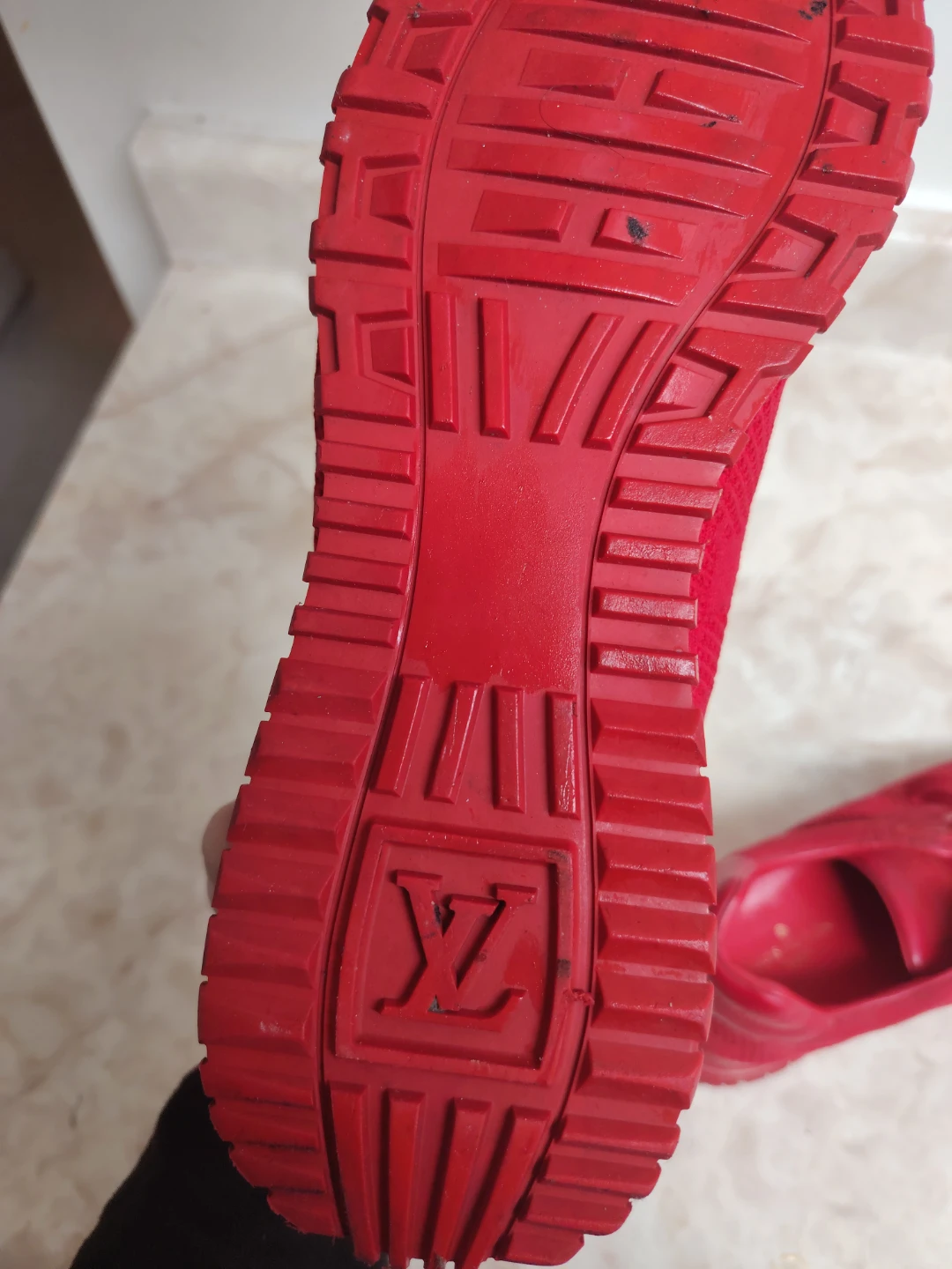 Louis Vuitton Red Sneakers - photo 4