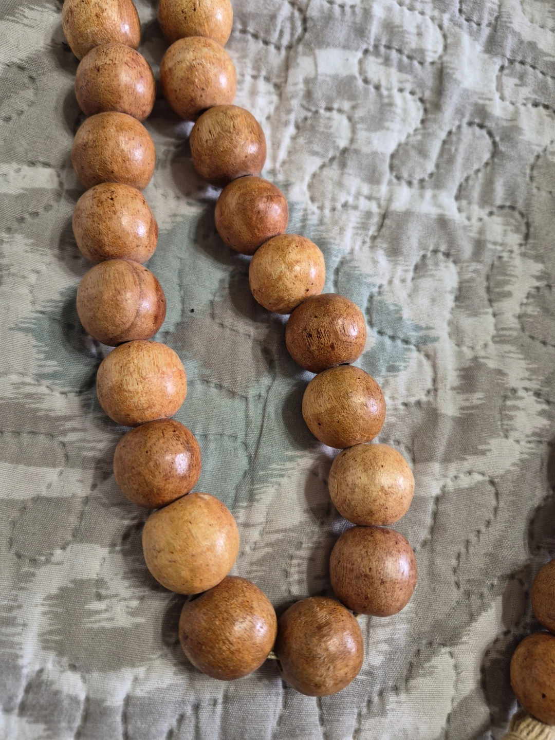 Vintage Strand of Wooden Beads Decor - photo 3