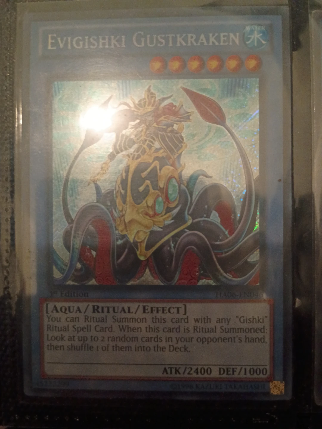 Yu-Gi-Oh! Evigishki Gustkraken Trading Card⚽