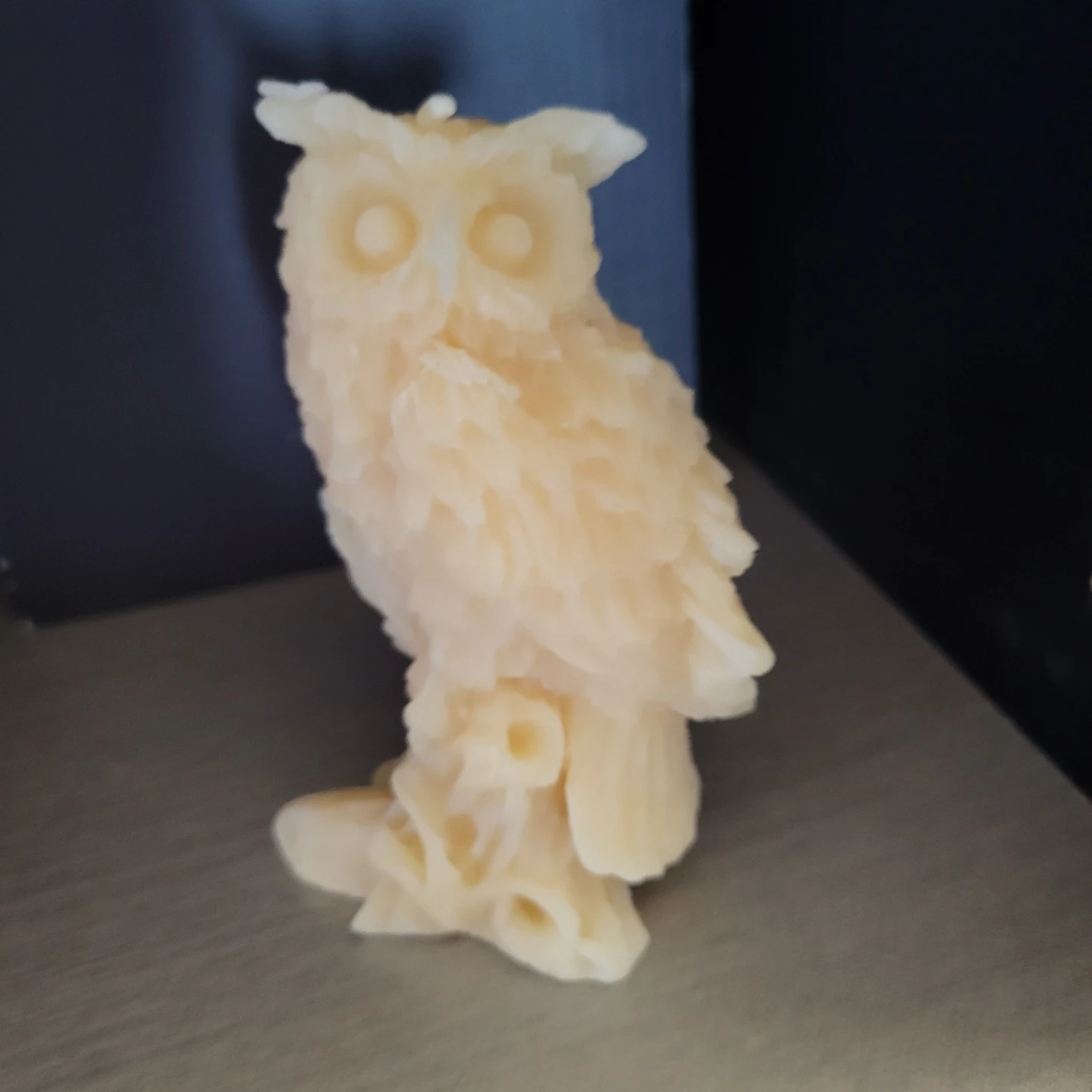 Handmade Owl Candle