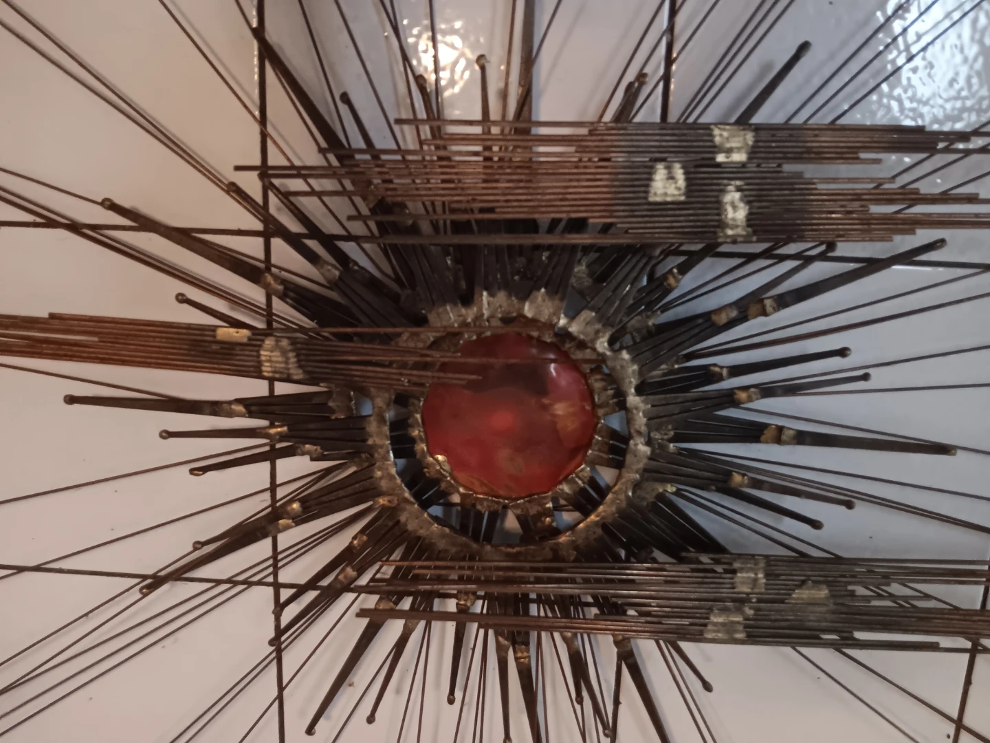Vintage Sunburst Wall Art Sculpture