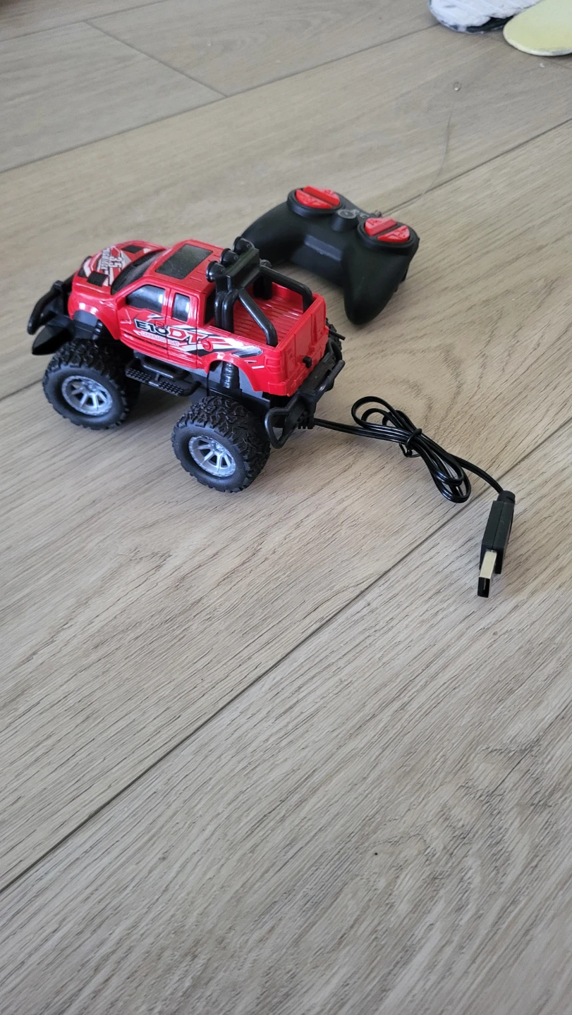 Red RC Monster Truck Toy with Remote Control - photo 2