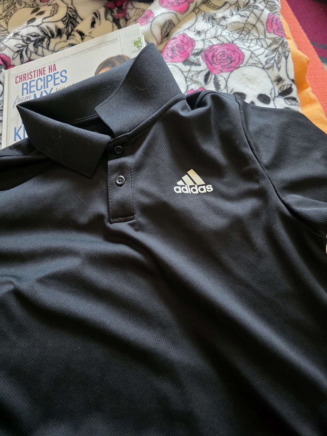 Adidas Black Polo Shirt