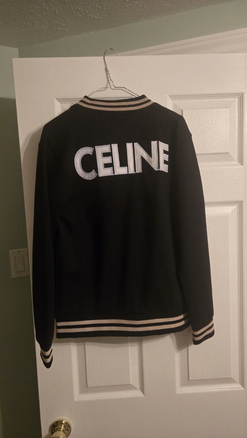 CELINE Black Varsity Jacket - photo 2