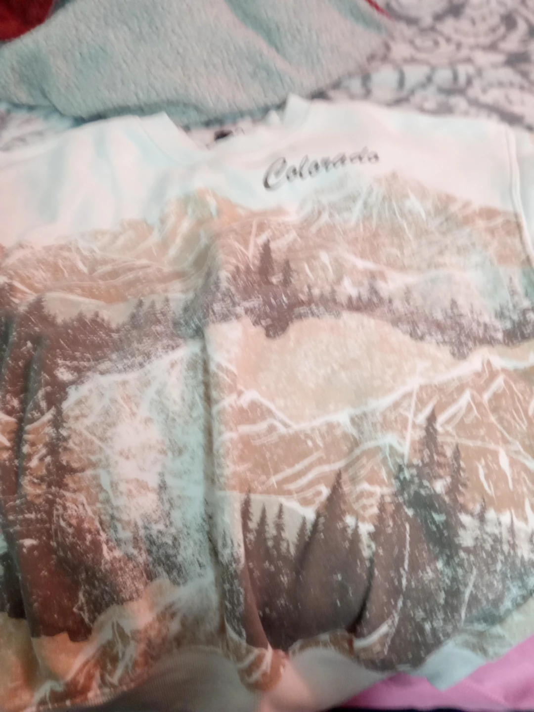Colorado Mountain Graphic Sweatshirt