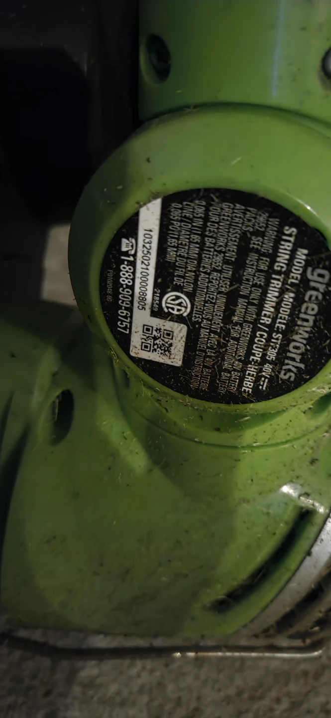 Greenworks 40V Lithium-Ion String Trimmer 13" - photo 3