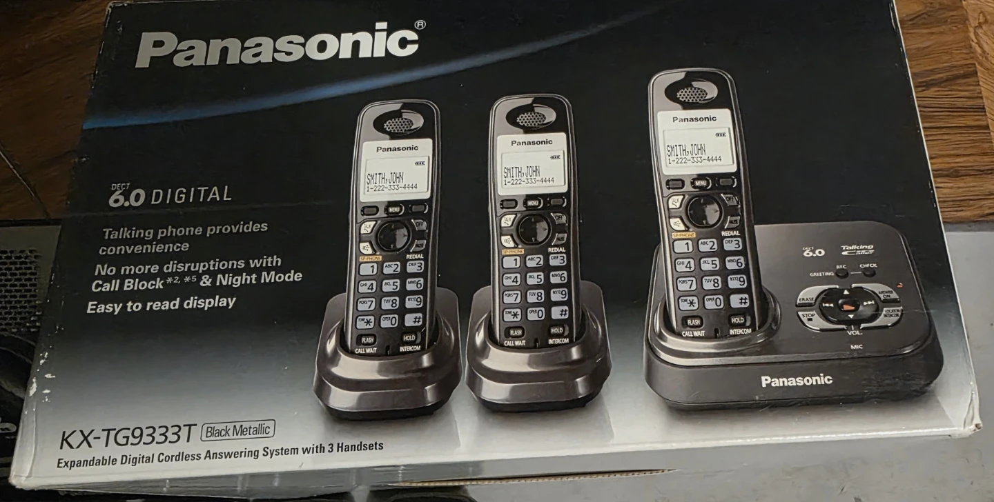Panasonic KX-TG9333T Cordless Answering System