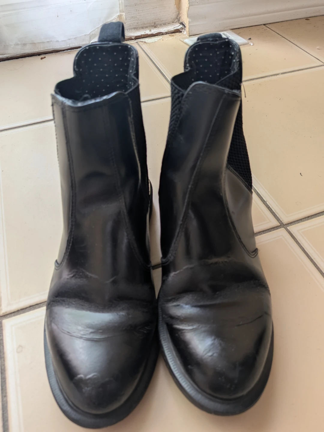 Dr. Martens Flora Chelsea Boots Black Size UK 5
