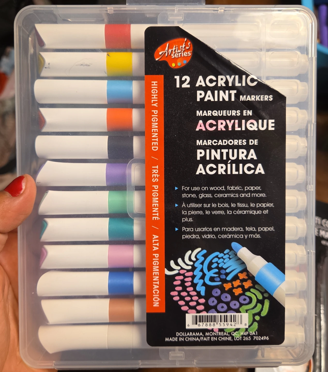 Artist's Series 12 Acrylic Paint Markers