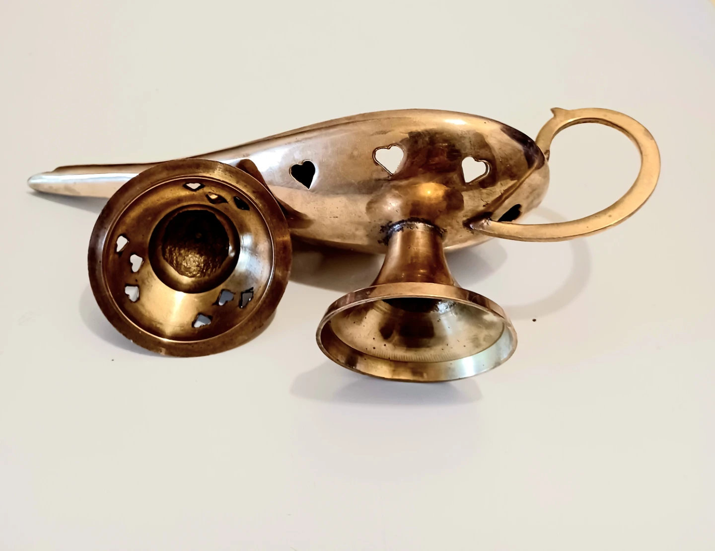 10" Brass Aladdin Lamp - photo 3
