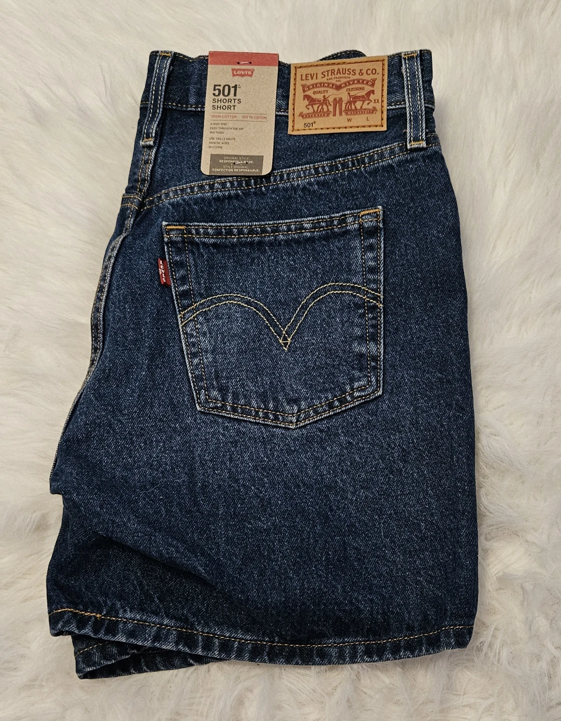 NWT Levi's 501 Women's Denim Shorts size: 29 - photo 4