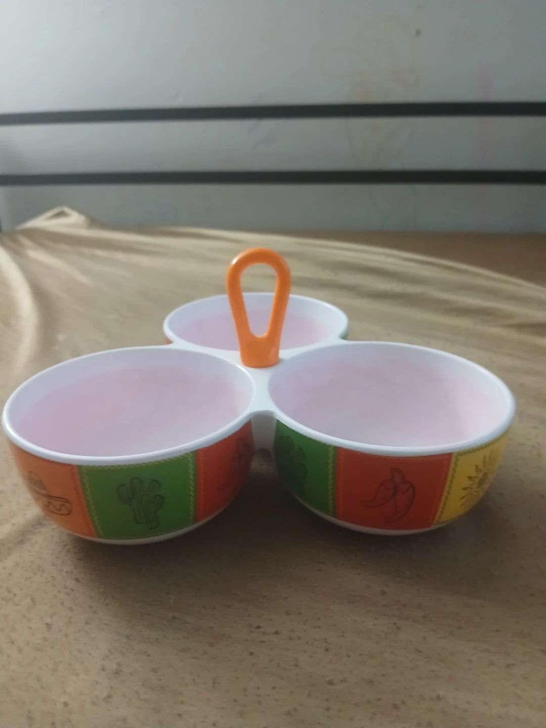 3 Section Serving Tray with Handle - photo 4