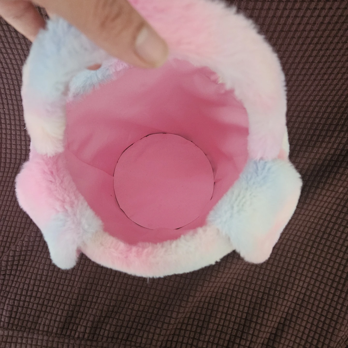Plush Rainbow Bunny Easter Basket - photo 4