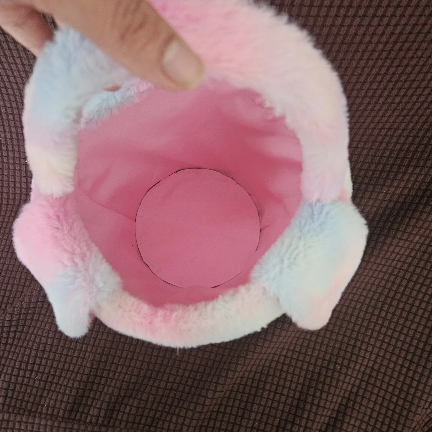 Plush Rainbow Bunny Easter Basket - photo 5
