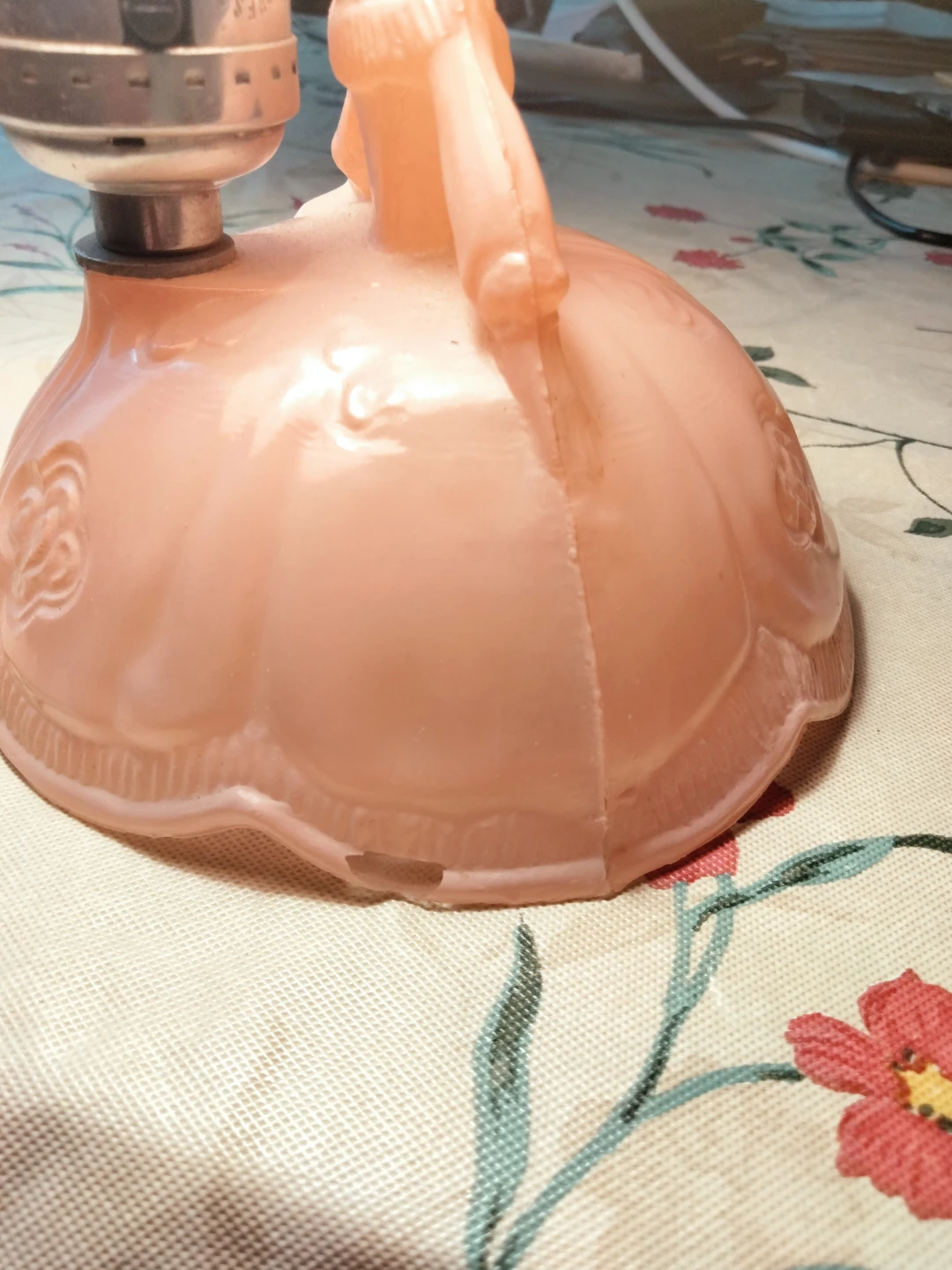 Pink Vintage southern belle Figurine Lamp - photo 2