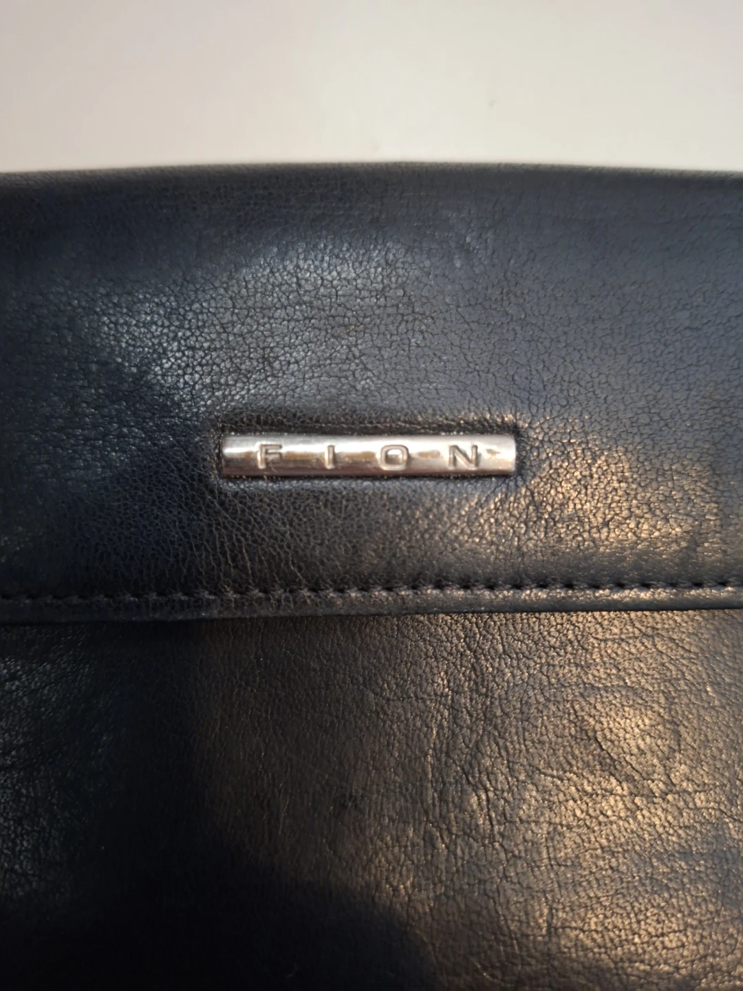 FION Black Leather Wallet - photo 2