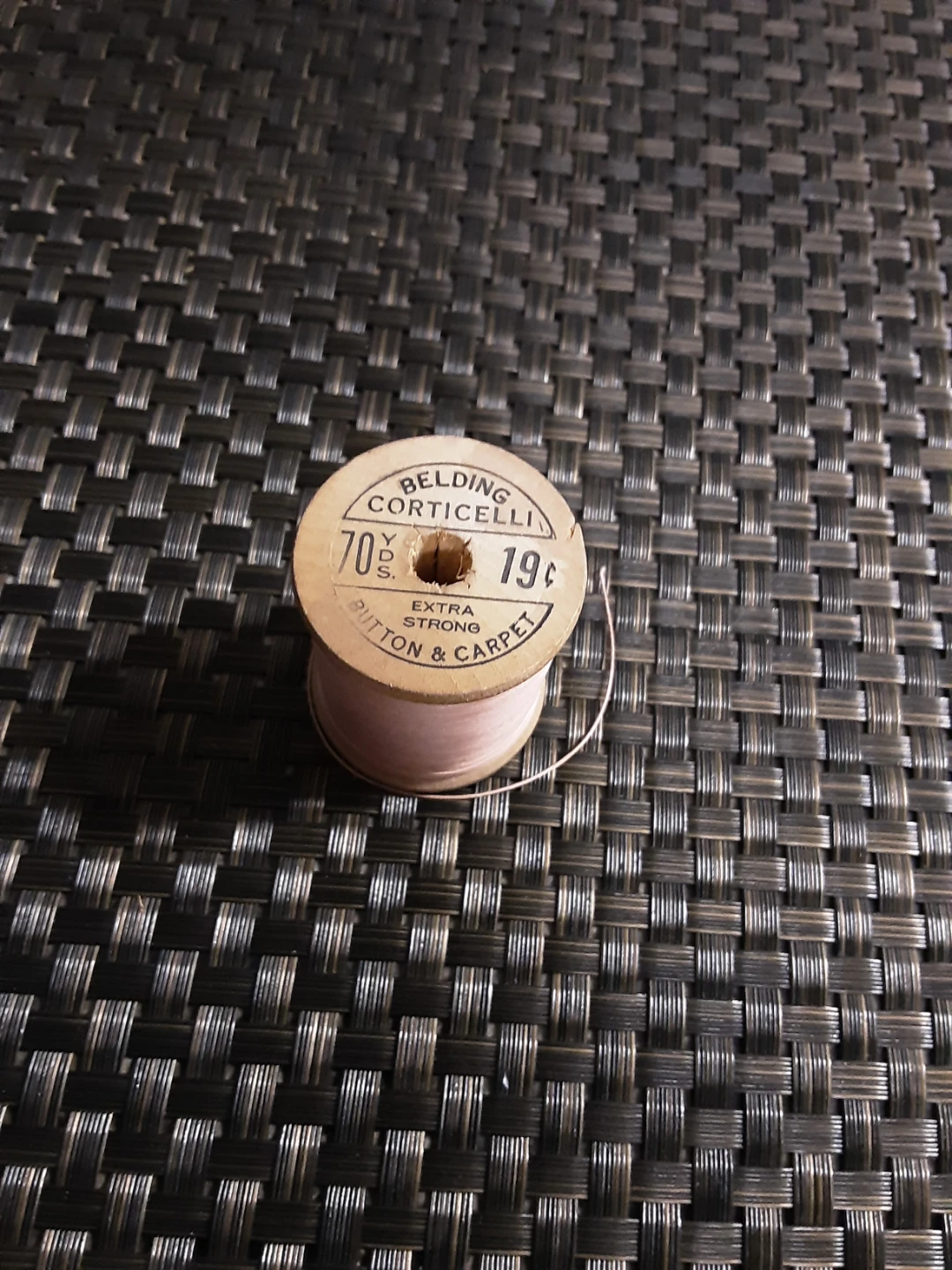 Vintage Belding Corticelli Wooden Spool
