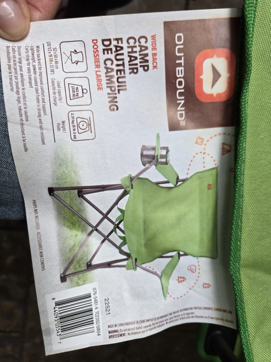 Outbound Wide Back Camp Chair - photo 2
