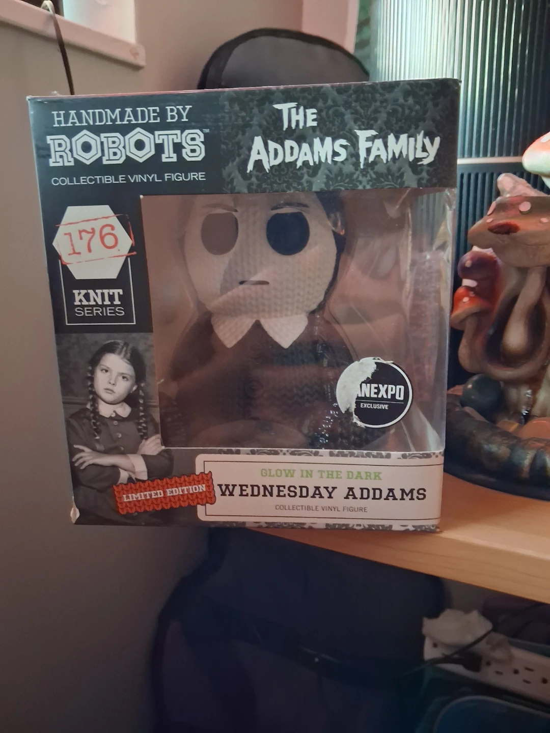 Handmade by Robots Wednesday Addams Knit Figure