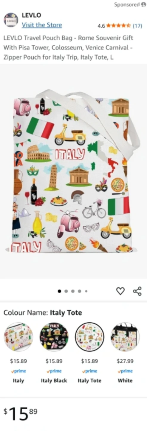 ⚽ Brand-new Italy Tote Bag - photo 3