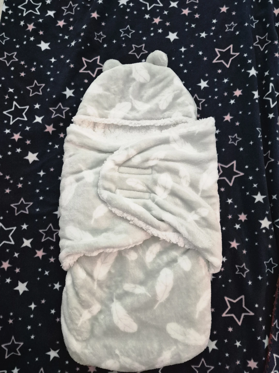 Baby Swaddle Sack with Hood