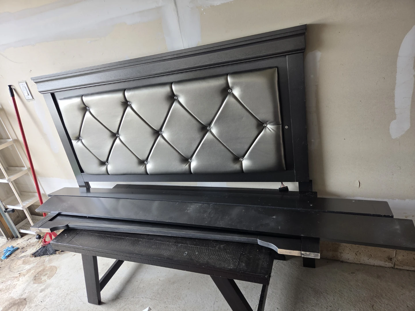 Queen bed frame & coffee table Free