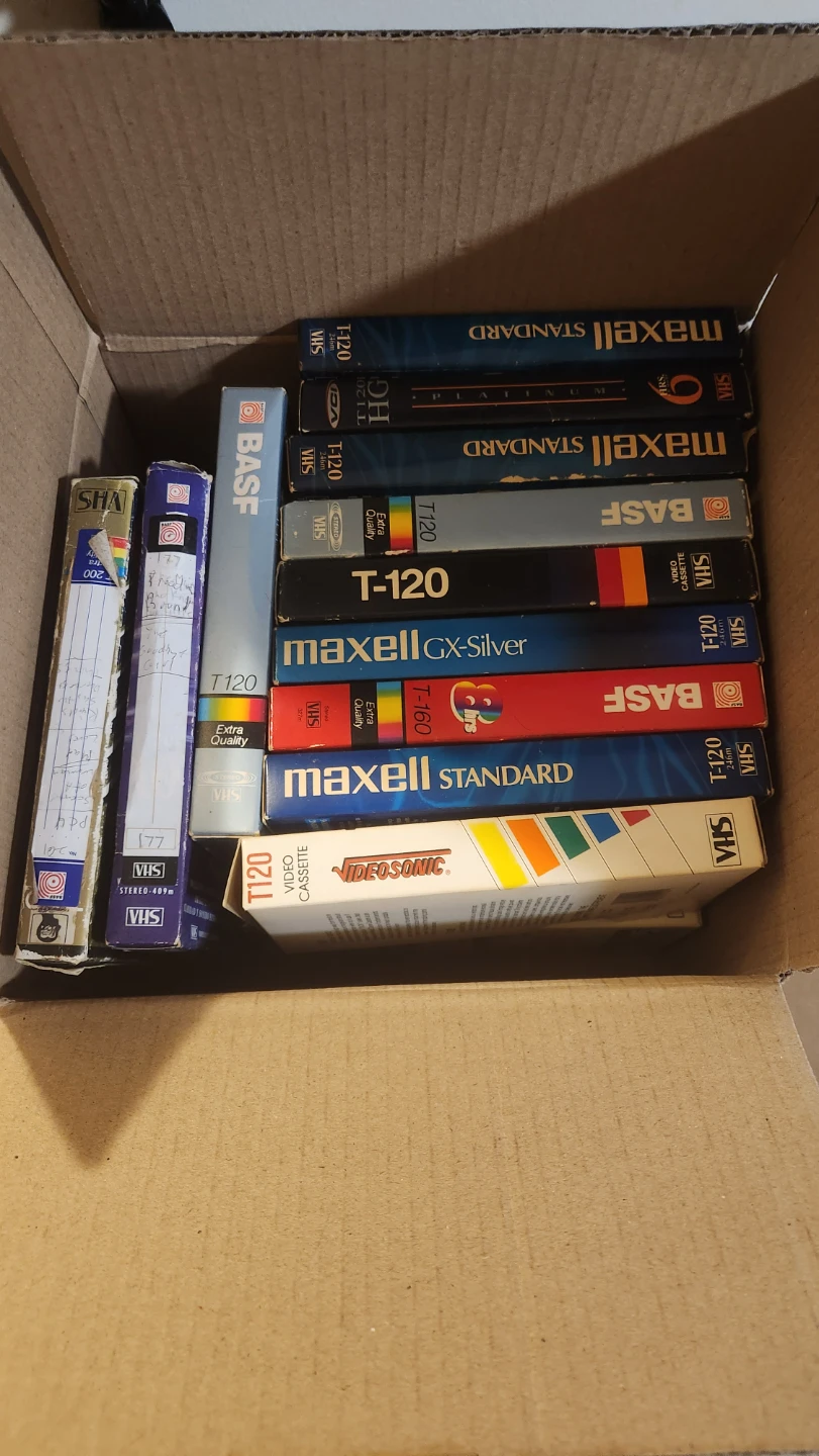 50 used blank VHS Tapes