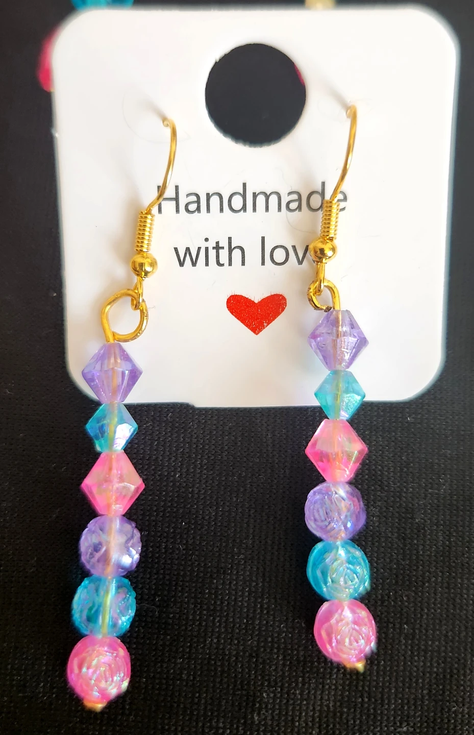 Handmade Beaded Earrings - photo 5