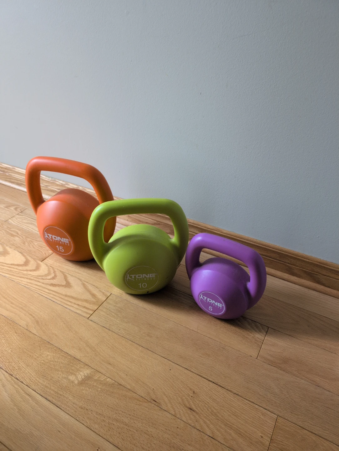 ATONE FITNESS Kettlebells - 5, 10, 15 lbs
