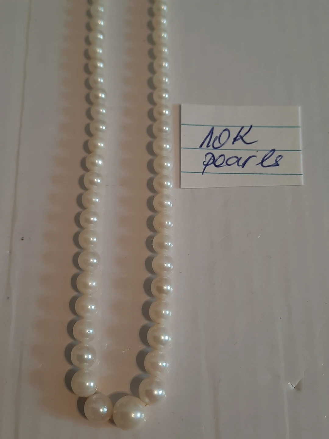 10K Gold Pearl Necklace - photo 3