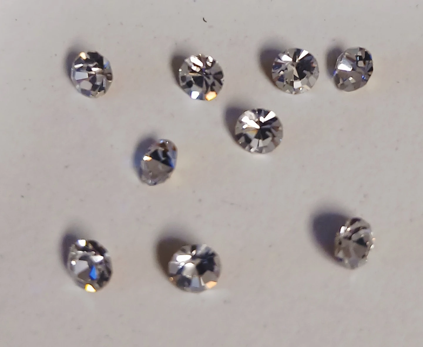 Swarovski brillian cut clear Rhinestones - 20 pc - photo 5