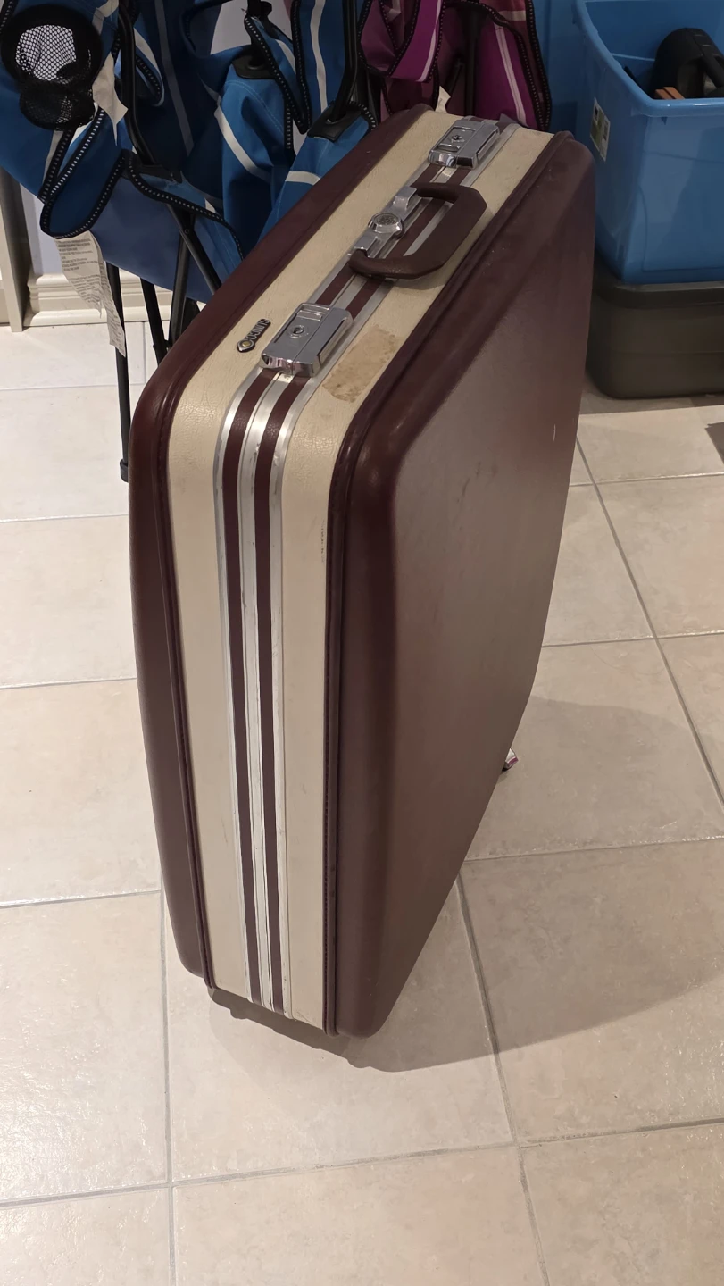 ⚽Sunco Vintage Luggage Suitcase