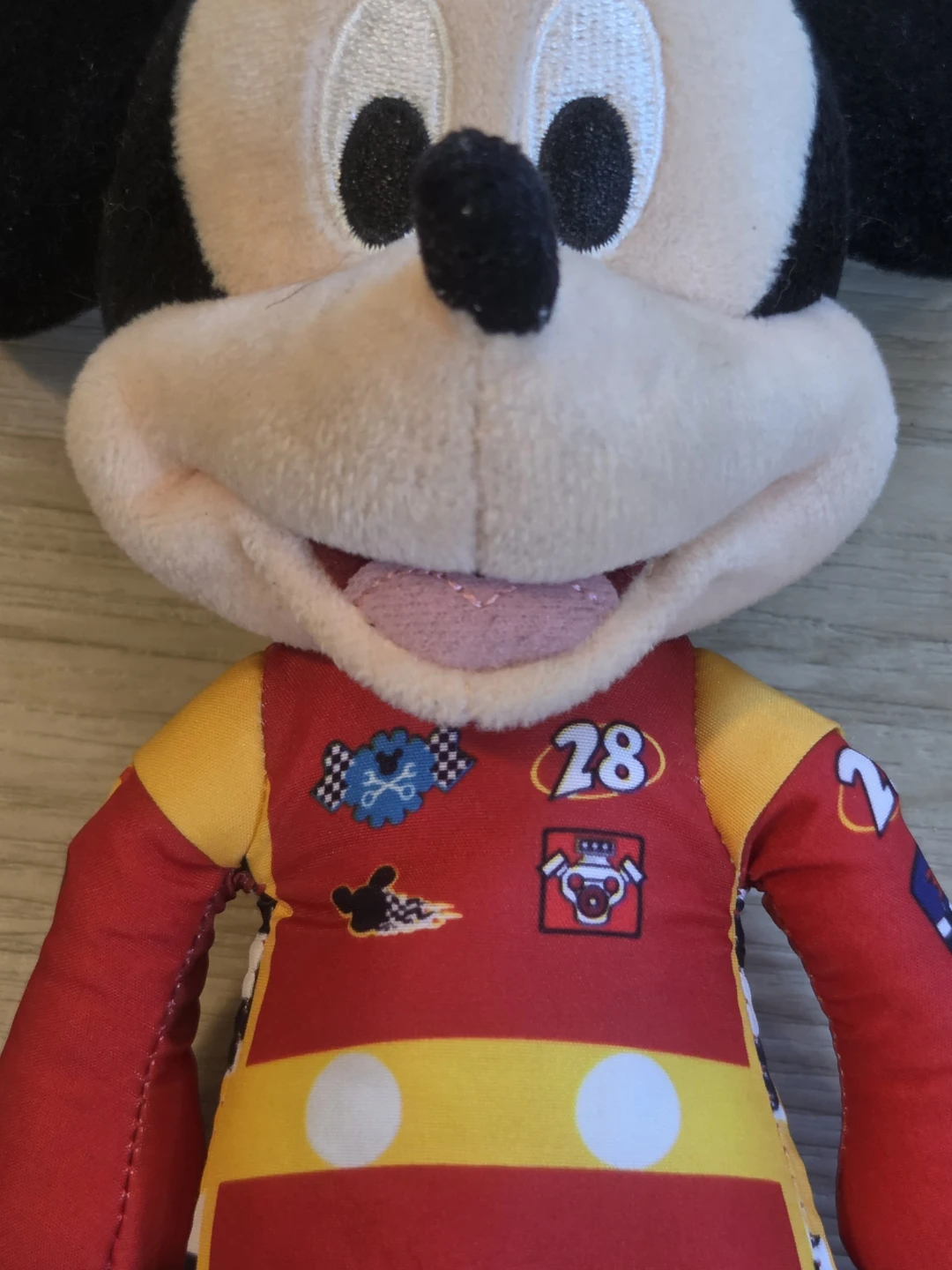 Mickey Mouse Race Car Driver Plush Toy 10" - photo 2