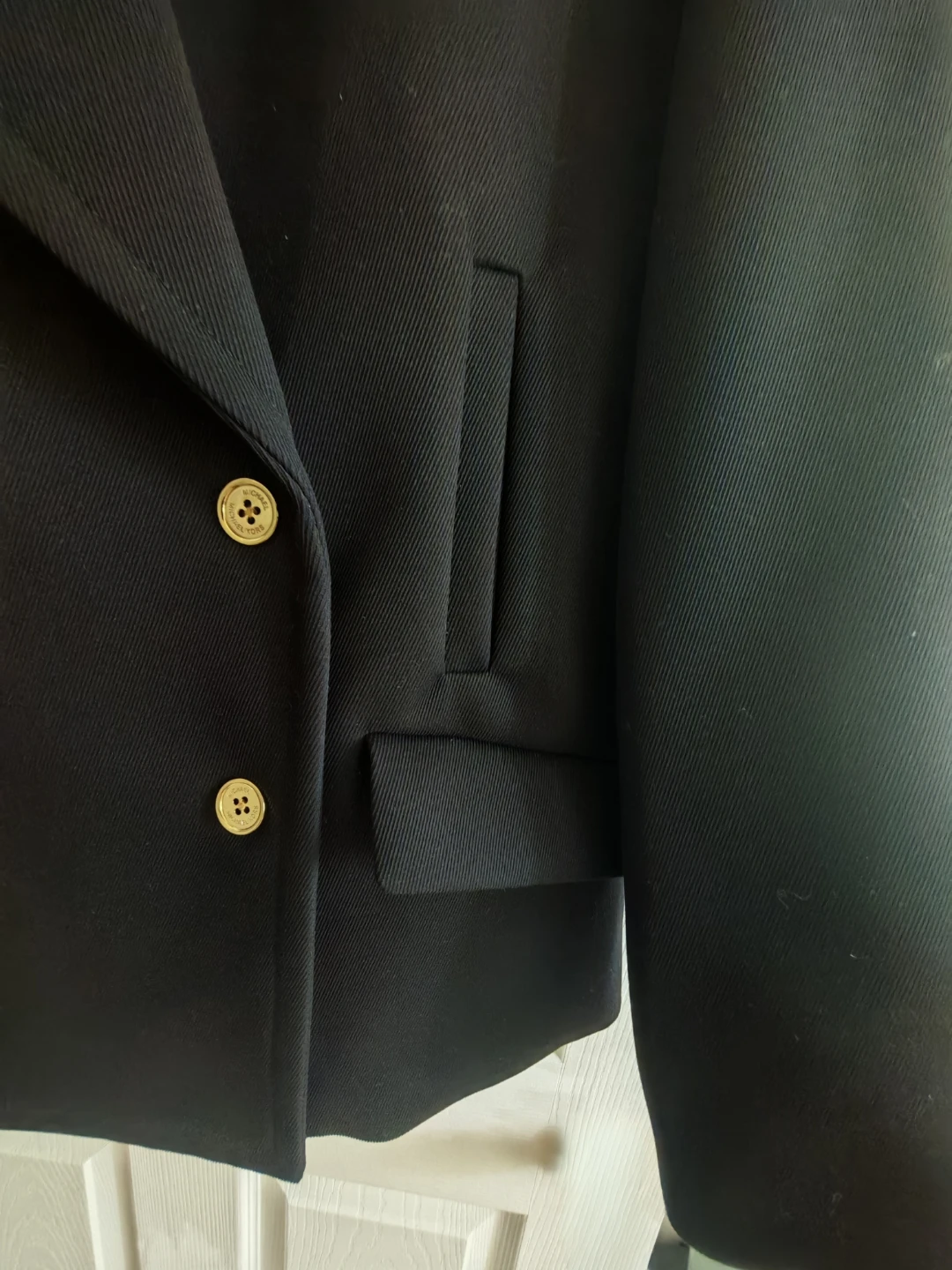 Michael Kors Black Double-Breasted Jacket - Size M - photo 4