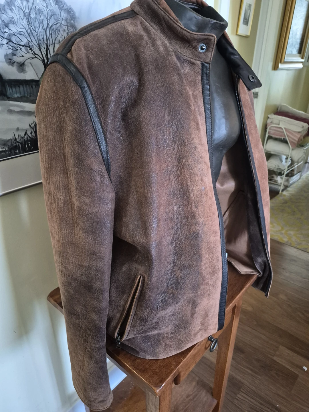 Andrew Marc Brown Suede Jacket - photo 3