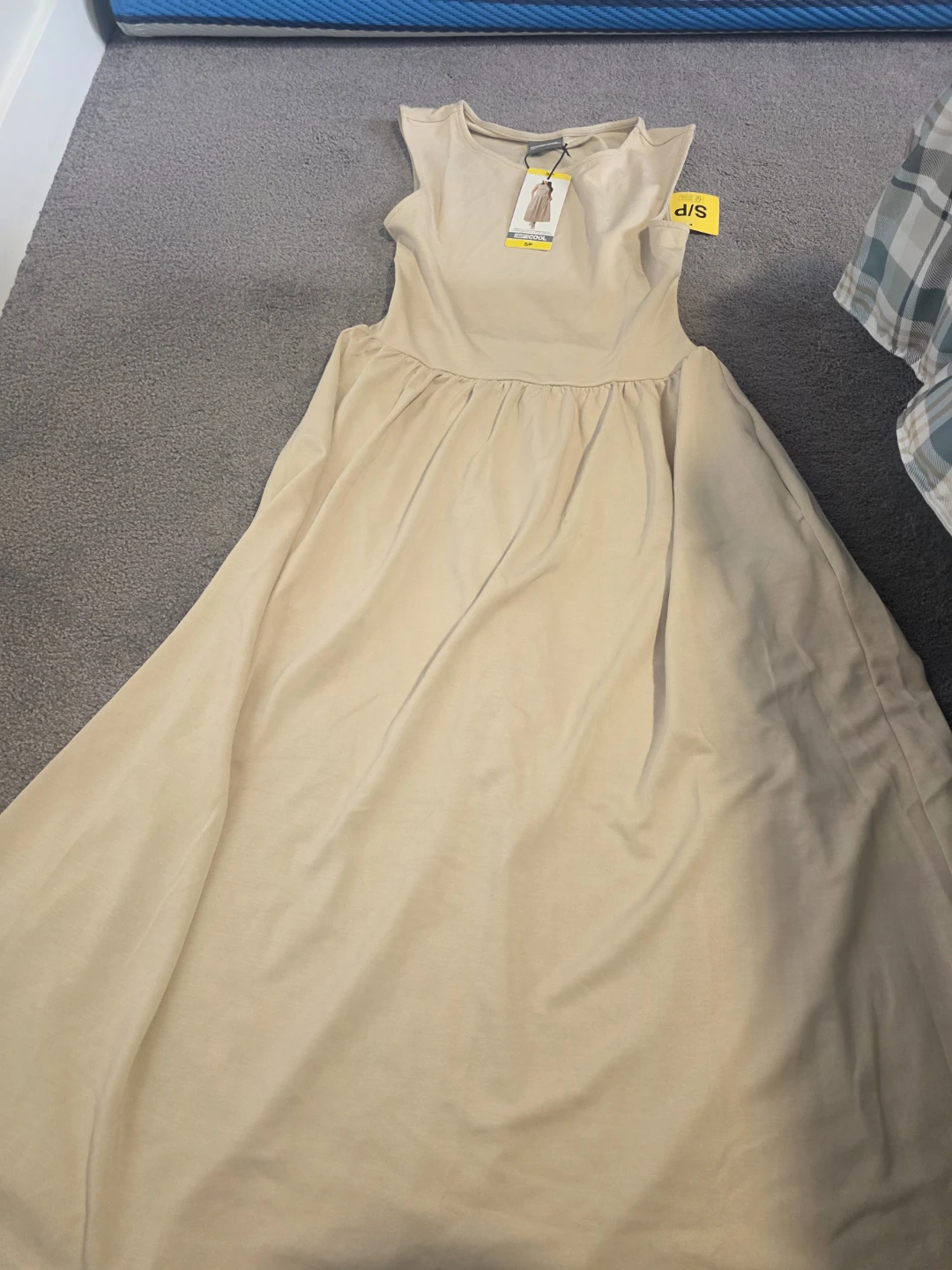 Women's Sleeveless Maxi Dress Sand S/P⚽ - photo 2