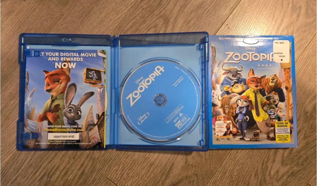 Zootopia Blu-ray + DVD + Digital HD Movie