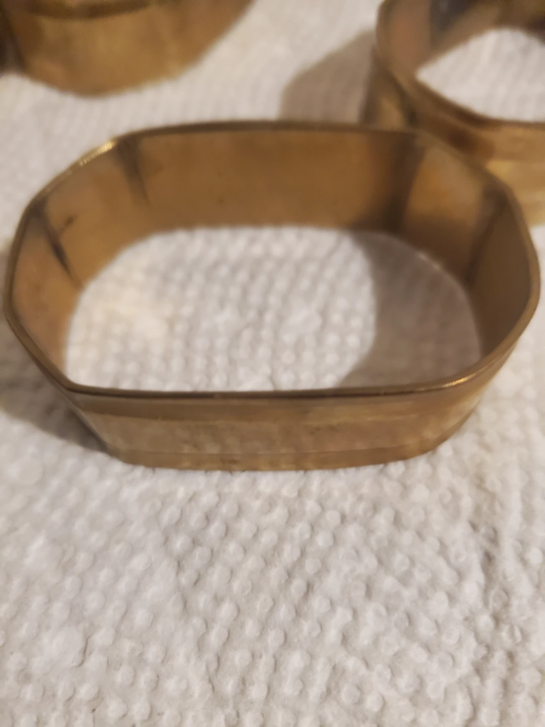 Set of 10 Brass Napkin Rings - photo 2
