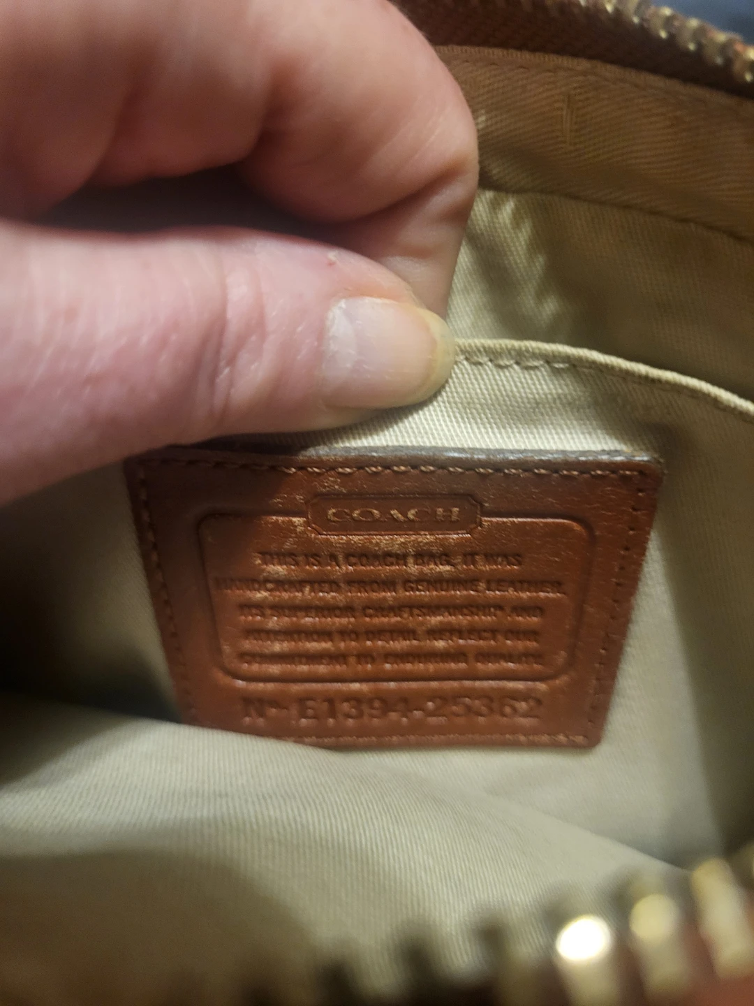 Coach Brown Leather Crossbody Bag - photo 3