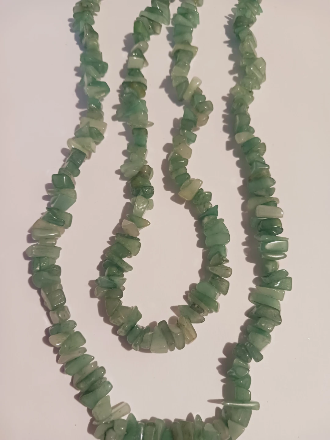 Genuine Green Gemstone Necklace