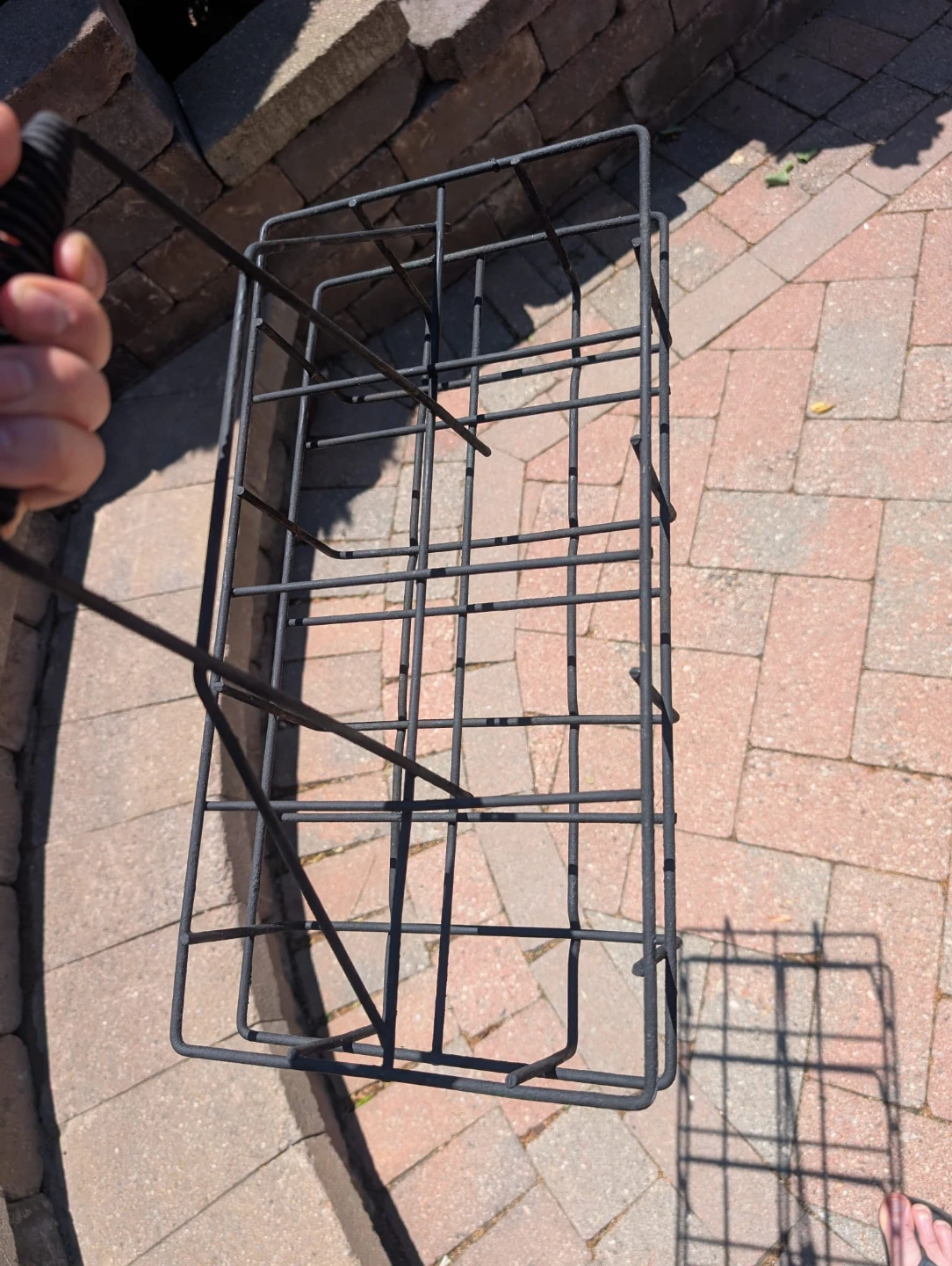 Vintage Wire Bottle Caddy Carrier - photo 5