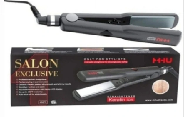 MHU Salon Exclusive Professional Hair Straightener Keratin Ion