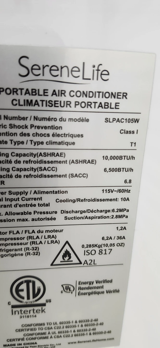 10000 btu  portable AC with hose - photo 3