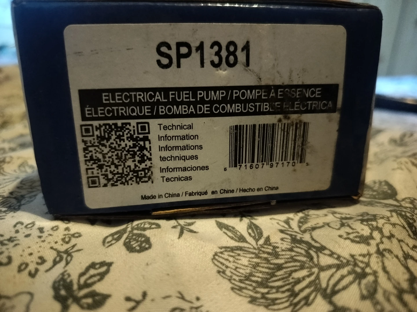 Spectra Electrical Fuel Pump SP1381