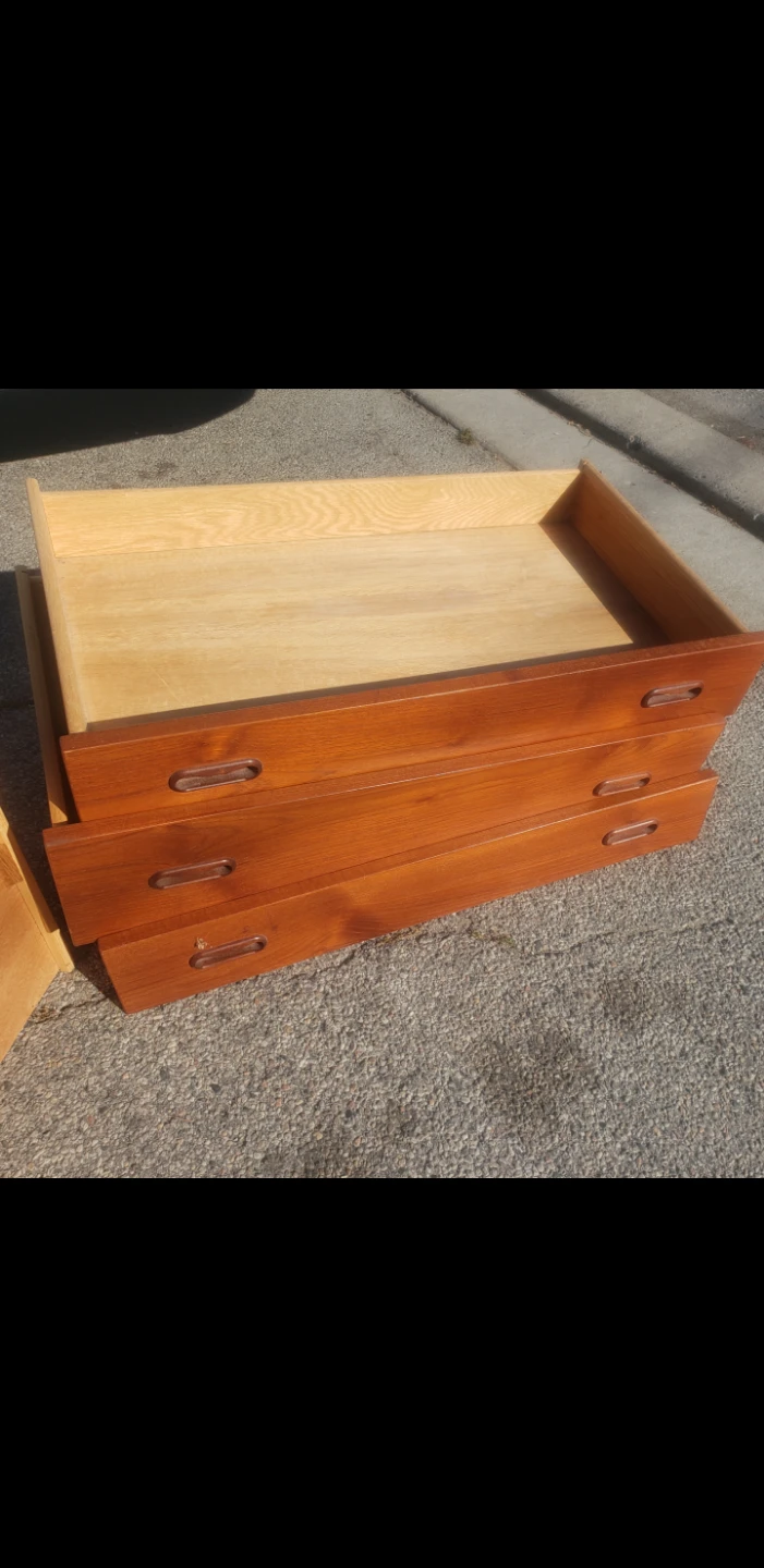 Teak Wooden Dresser Drawer spare Parts